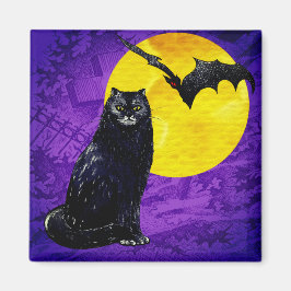 Halloween Katze Magnet