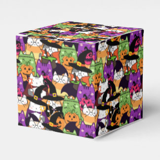Halloween Kawaii Cat Mönster Presentaskar