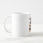 Halloween Kawaii Cat - Viktklatt med Pumpkin och Kaffemugg<br><div class="desc">Halloween Kawaii Cat - Viktklatt med Pumpkin och Höst löv Classic T-Shirt</div>