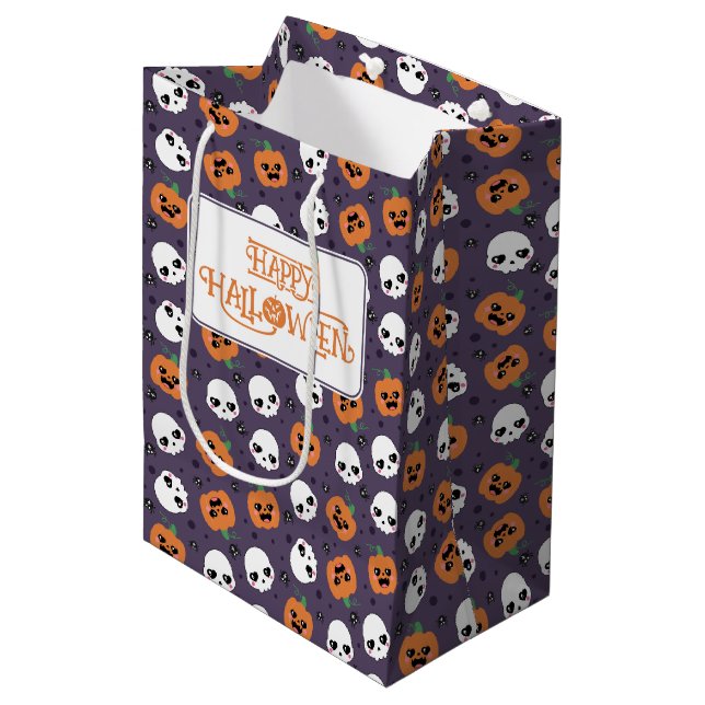 Halloween Kawaii Mönster (Framsidan Vinklad)