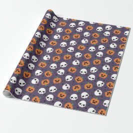 Halloween Kawaii Pattern Presentpapper