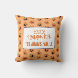Halloween Kawaii Pumpkins Pattern Kudde