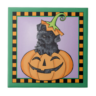 Halloween Kerry Blue Terrier Kakelplatta