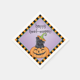 Halloween Kerry Blue Terrier Pappersservett