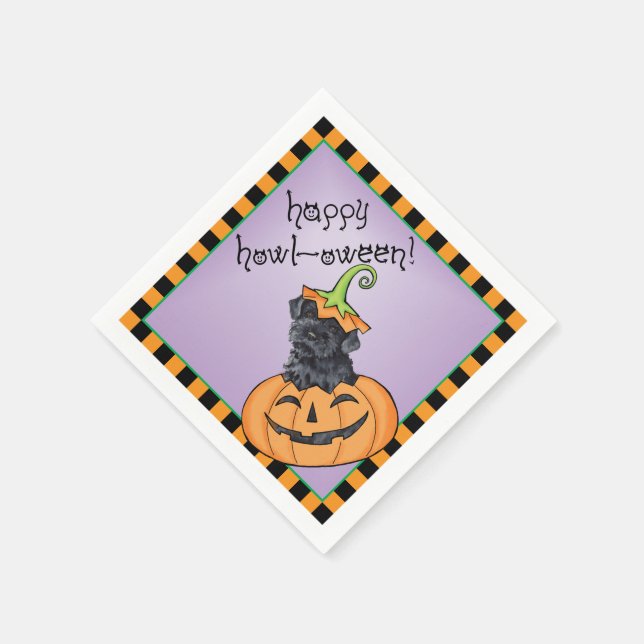 Halloween Kerry Blue Terrier Pappersservett (Hörn)