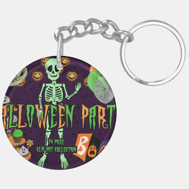 Halloween keychain (Vänster Baksida)