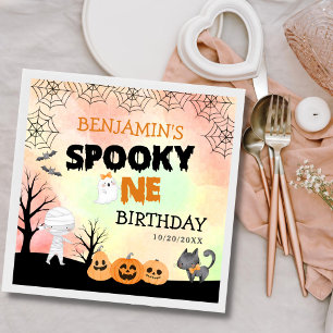 Halloween Kids Costume 1st Birthday Party Pappersservett