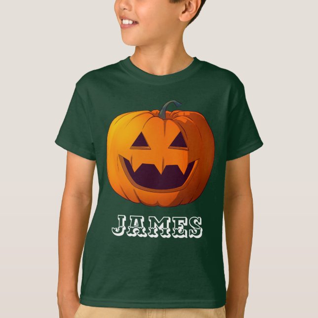 Halloween Kids grundläggande T-Shirt (Framsida)