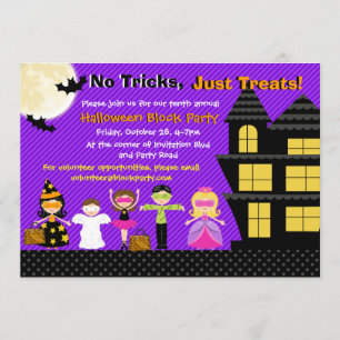Halloween Kids Halloween Costume Party Inbjudan