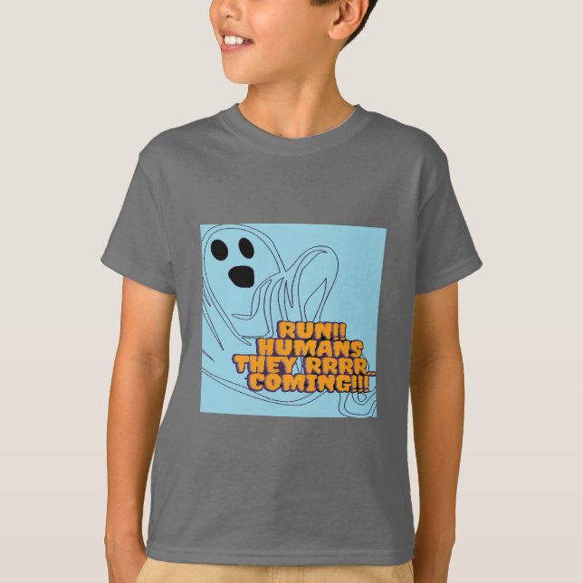 Halloween Kids T-shirts (Anpassa texten) (Framsida)