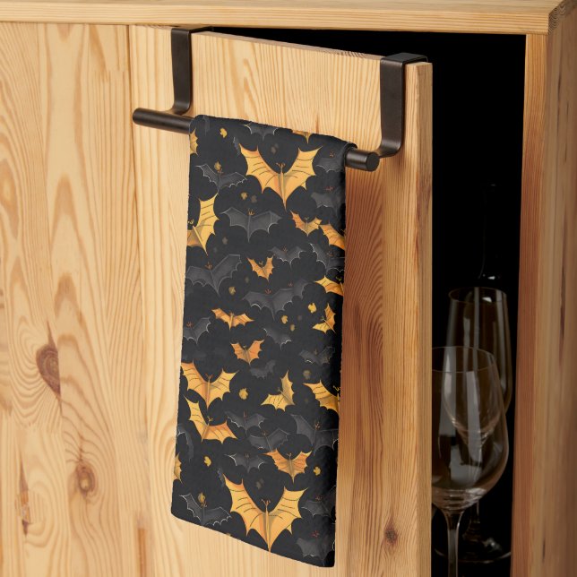Halloween Kitchen Towel Kökshandduk (Thirds Fold)