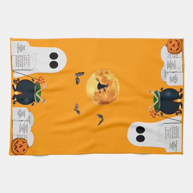 Halloween Kitchen Towel Kökshandduk (Horisontell)