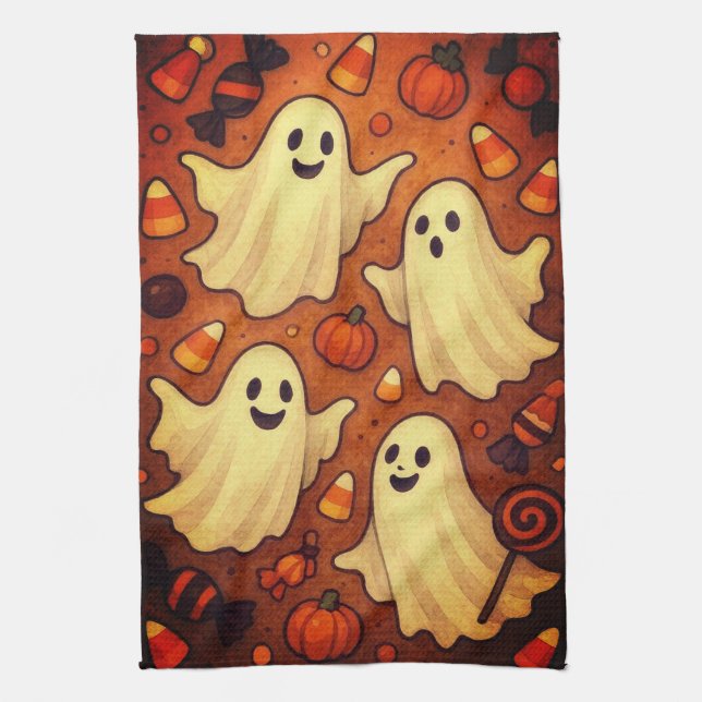 Halloween Kitchen Towel Kökshandduk (Vertikal)