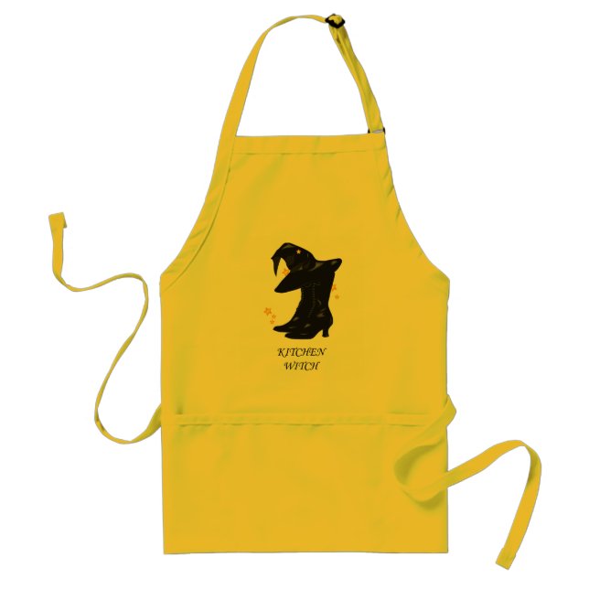 Halloween Kitchen Witch Apron Förkläde (Framsidan)