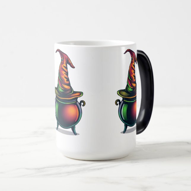 Halloween-kittel  magisk mugg (Framsida höger)