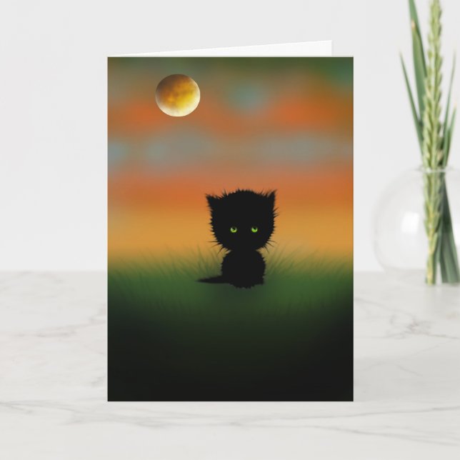 Halloween Kitten Card av Molly Harrison Kort (Framsida)