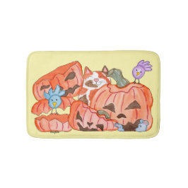 Halloween Kitty & SMasade pumpor Badrumsmatta