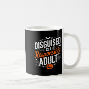 Halloween Klädd Som En Ansvarig Vuxen  Kaffemugg