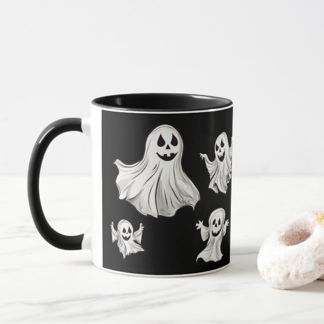 Halloween: Kleine Geister -  Mugg (Med munk)