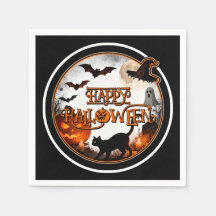 HALLOWEEN Klistermärke - Svart Skräckpumpa Katt