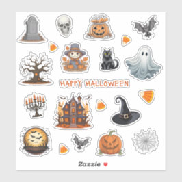 Halloween-klistermärken | Halloween Journal Kliste Klistermärken