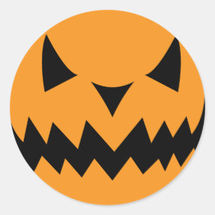 Halloween-klistermärken kostymer fest runt klistermärke