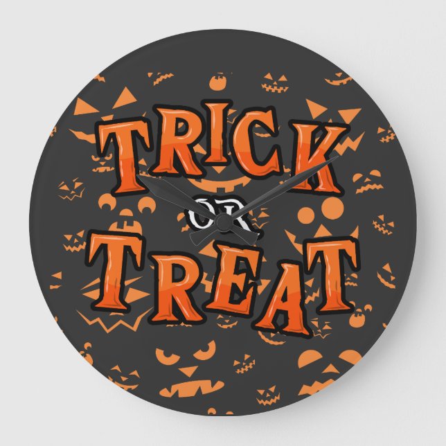 Halloween klockor med trick or treat-tema (Framsida)