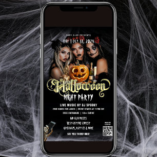 Halloween Klubb Party Flyer-inbjudan Inbjudningar