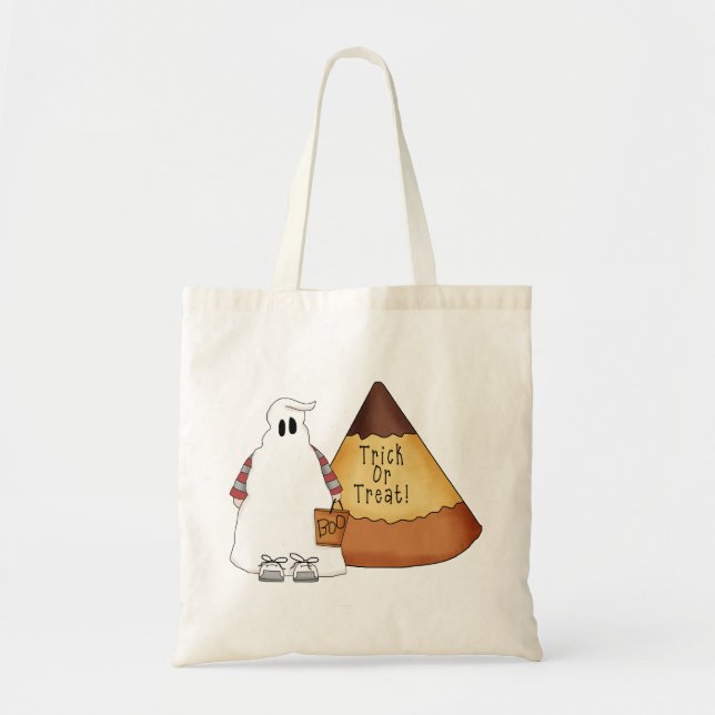 Halloween-klump-eller-treat-bag Tygkasse (Framsidan)