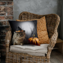 Halloween-klump med Pumpkin Dekorativ kudde