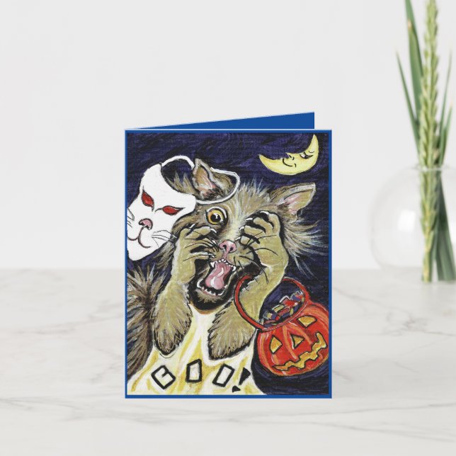 Halloween-klumpkort Kort (Framsida)