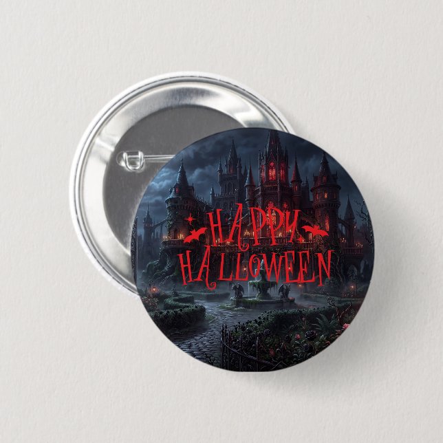 Halloween-knappnål Knapp (Framsida & baksida)