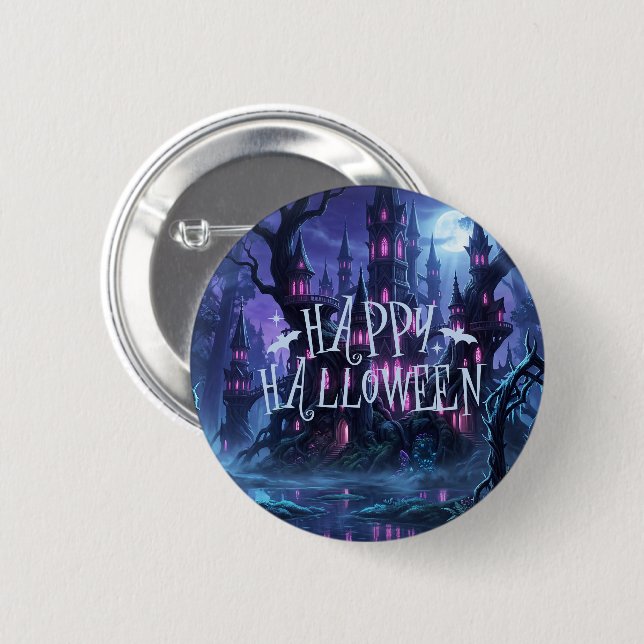 Halloween-knappnål Knapp (Framsida & baksida)