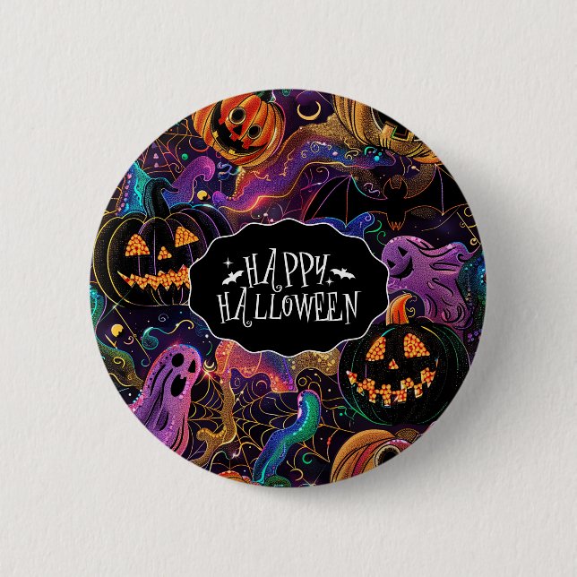 Halloween-knappnål Knapp (Framsida)