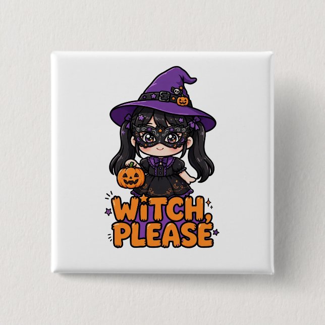 Halloween Knock or Treat-knapp Knapp (Framsida)