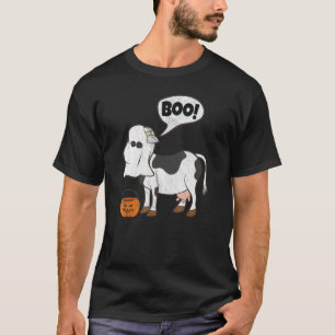 Halloween Ko Halloween-dräkt Cute Boo Ko Tee