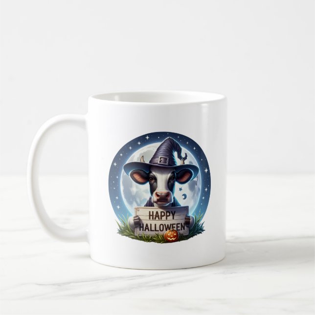 Halloween Koe Kaffemugg (Vänster)