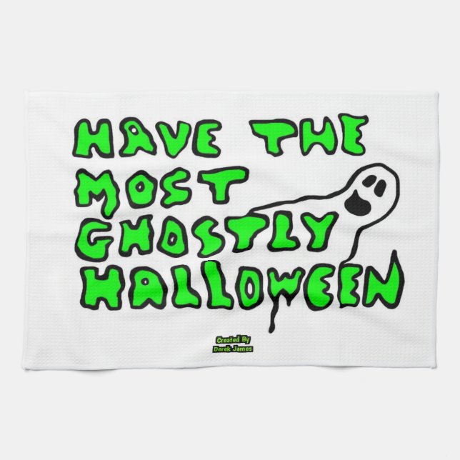Halloween kökshandduk (Horisontell)