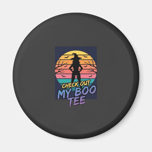 Halloween Kolla Min Boo Tee Design_1 Magnet (Framsidan)