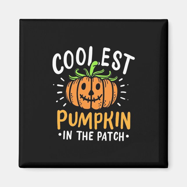 Halloween-kolvpump i plåstret magnet (Framsidan)