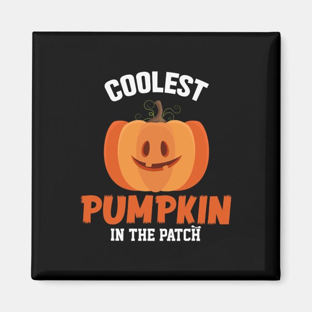 Halloween-kolvpumpa i Patch Boys Girls Magnet (Framsidan)