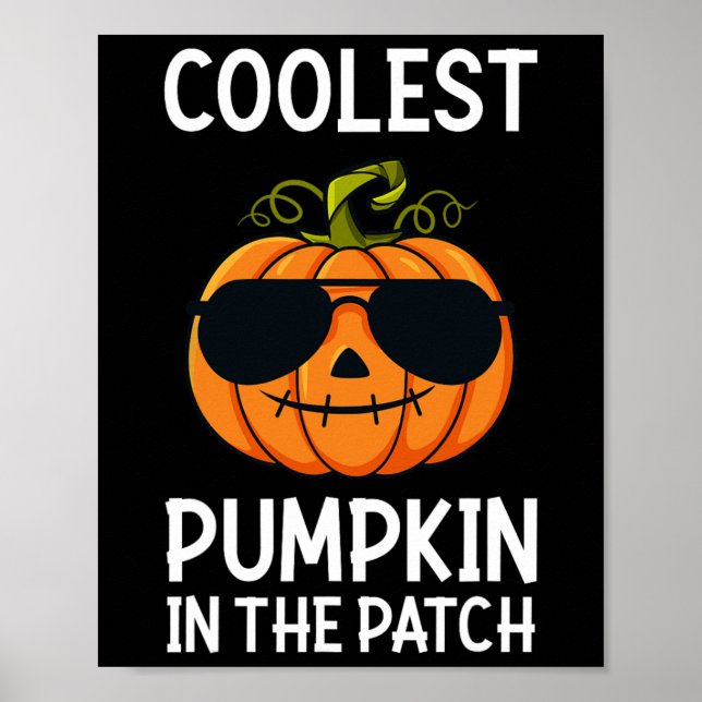 Halloween-kolvpumpa i Patch Boys Girls Poster (Framsidan)