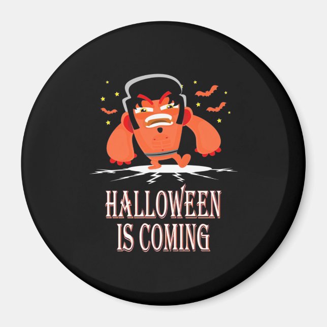 Halloween kommer magnet (Framsidan)