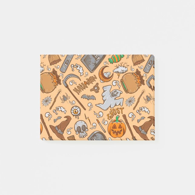 Halloween kommer post-it block (Framsida)