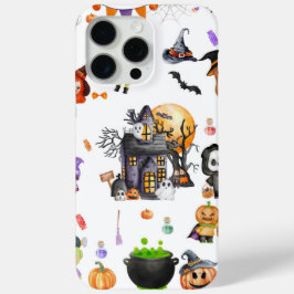 Halloween koncept illustration Vit fodral
