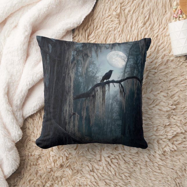 Halloween-korpen i en kuslig skog kudde (Filt)