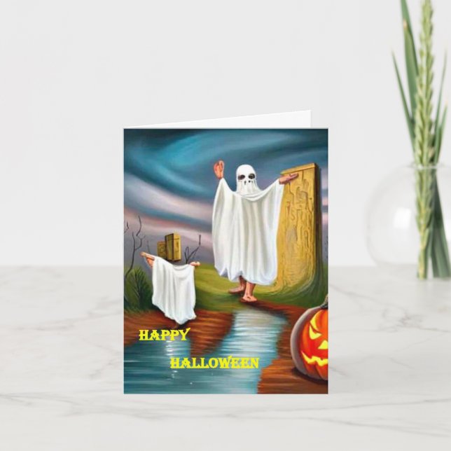 Halloween-kort 2 kort (Framsida)