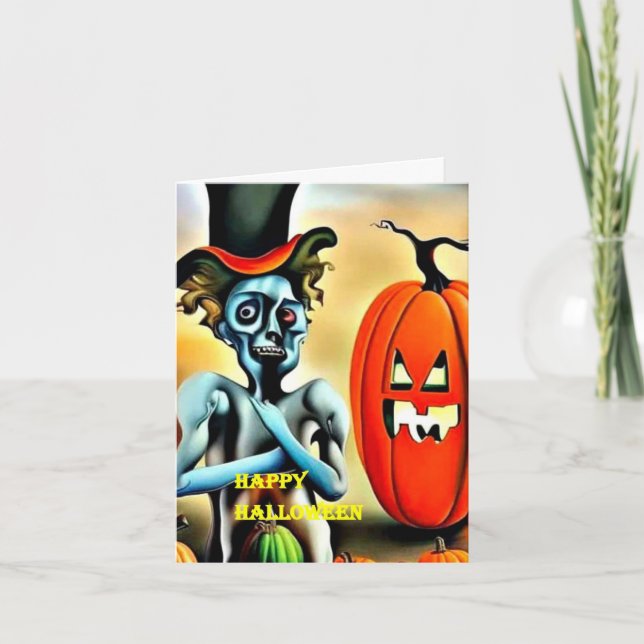 Halloween-kort 9 kort (Framsida)