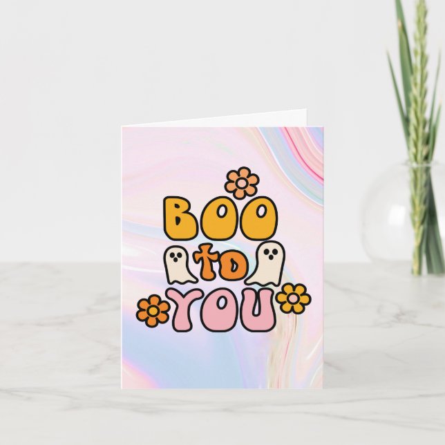 Halloween-kort: Boo to You Kort (Framsida)