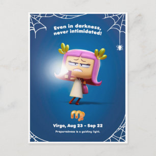 Halloween-kort för Jungfrun Vykort